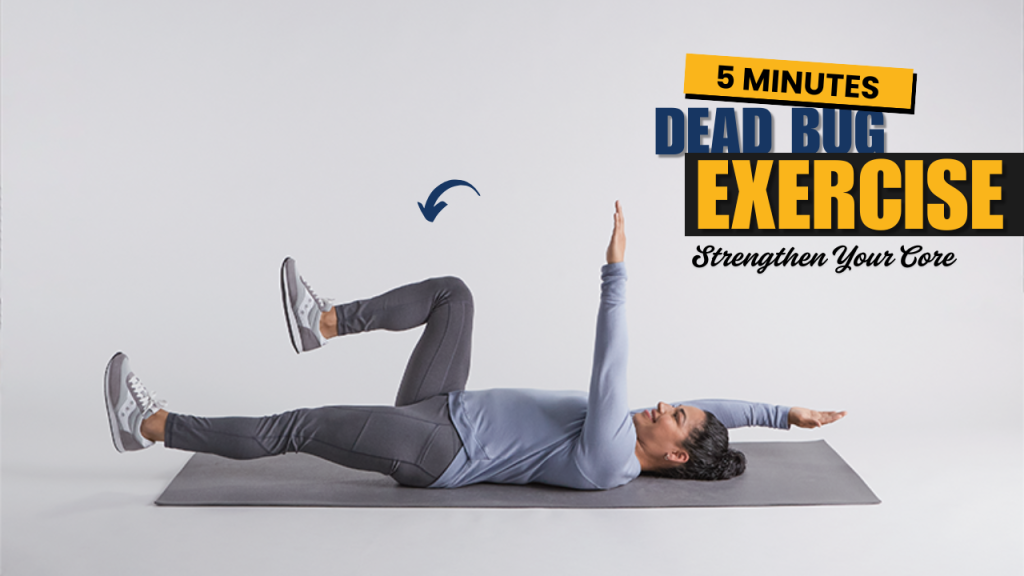 5-Minute Dead Bug Exercise for Women: Strengthen Your Core