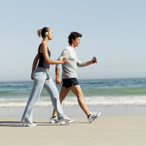 People doing Brisk walking